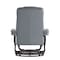 Flash Furniture Allie Recliner Chair with Ottoman Gray LeatherSoft Swivel Recliner Chair with Ottoman Footrest BT-7821-GY-GG - alternate 7